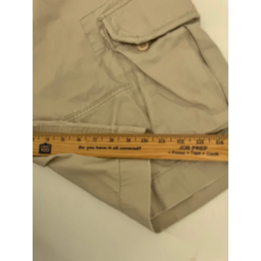 Polo‎ Ralph Lauren Cargo Shorts Mens 46 Khaki Tan Classic Chino Cotton Utility